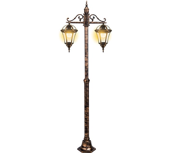 Садово-парковый светильник duwi Venezia столб 2х60W, 2300мм 24264 2
