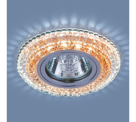 Встраиваемый светильник Elektrostandard 2193 MR16 / CL/OR прозрачный/оранжевый a036665