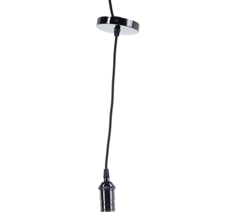 Декоративный патрон Uniel, серия Vintage, с проводом 1м DLC-V-S24K/E27 TS/1M/BL PEARL BLACK UL-00004501