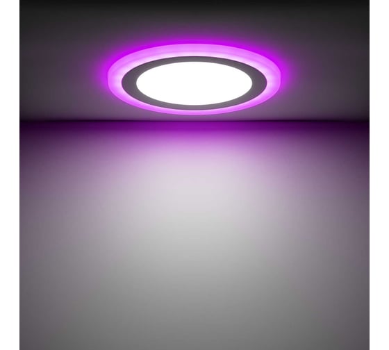 Светильник Gauss backlight rgb кругл. акрил, 12+4w, led 4000k, диаметр 190, 1/20 BL419