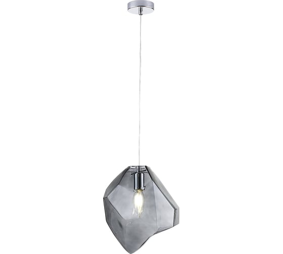 Подвесной светильник Crystal lux NUESTRO SP1 CHROME/SMOKE 1