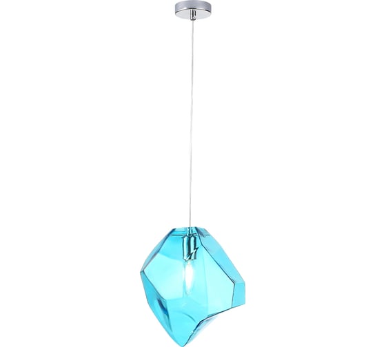 Подвесной светильник Crystal lux NUESTRO SP1 CHROME/BLUE 1