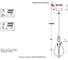 Подвесной светильник Crystal lux GAUDI SP4W LED COPPER 6