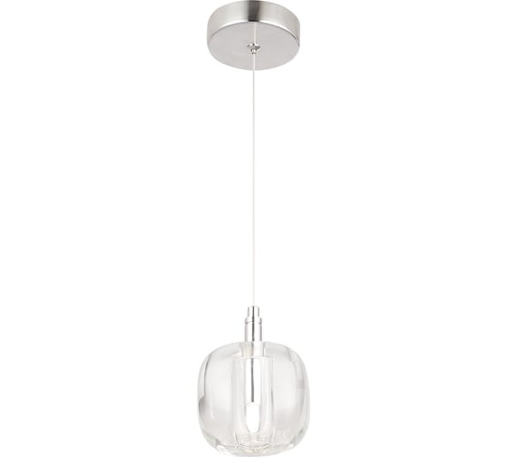 Подвесной светильник Crystal lux BOX SP1 CHROME/TRANSPARENT 1