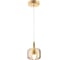 Подвесной светильник Crystal lux BOX SP1 GOLD/AMBER 3