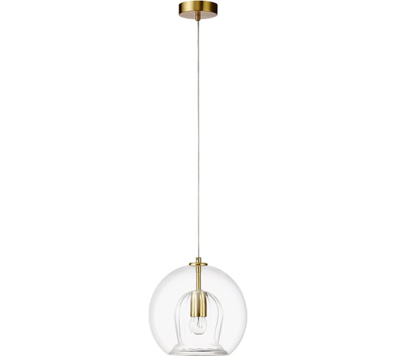 Подвесной светильник Crystal lux LUISA SP1 BRASS/TRANSPARENT 1