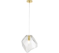 Подвесной светильник Crystal lux NUESTRO SP1 GOLD/TRANSPARENT
