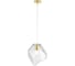 Подвесной светильник Crystal lux NUESTRO SP1 GOLD/TRANSPARENT 1