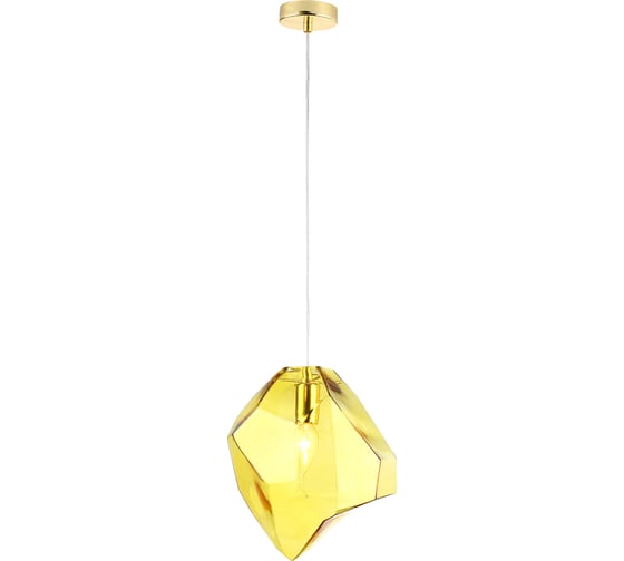 Подвесной светильник Crystal lux NUESTRO SP1 GOLD/AMBER