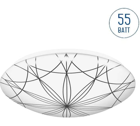 Светодиодный светильник Lumin'arte salute 55вт, 4000К дневной свет , 4400лм, 480x95мм, освещает 36 кв.метров, CLL09