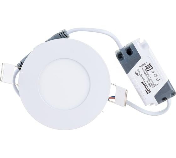Светодиодная круглая панель IN HOME RLP 3Вт 230В 4000К 210Лм 83мм белая IP40 4690612007953