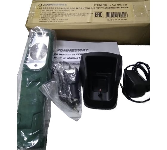 Переносная светодиодная лампа на гибком магнитном основании Jonnesway JAZ-0070B 049758