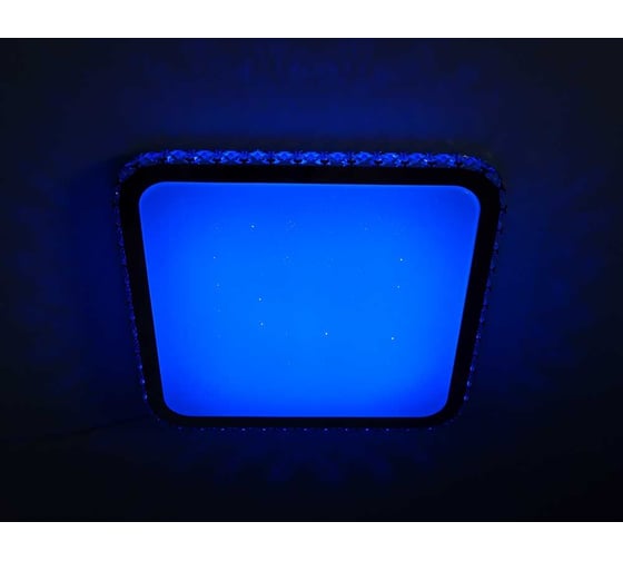 Накладной светодиодный cветильник Светкомплект Cry-s 60 rgb tx ir rc chr/wh CRYS60RGB