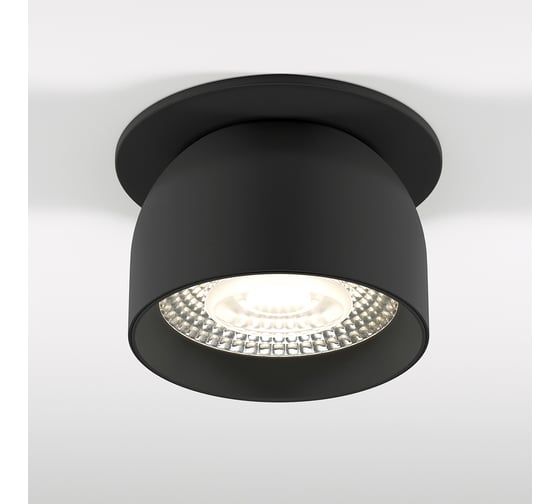 Встраиваемый светодиодный светильник Elektrostandard uno черный 25092/led a065455