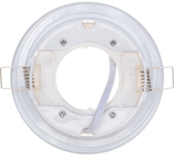 Встраиваемый светильник REXANT gx53 series, h4-pro, белый, с кольцом в комплекте 608-004