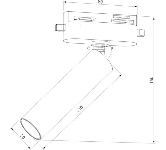 Трековый светильник Elektrostandard pika 6w, 4000k, однофазный, белый 85110/01 a065268