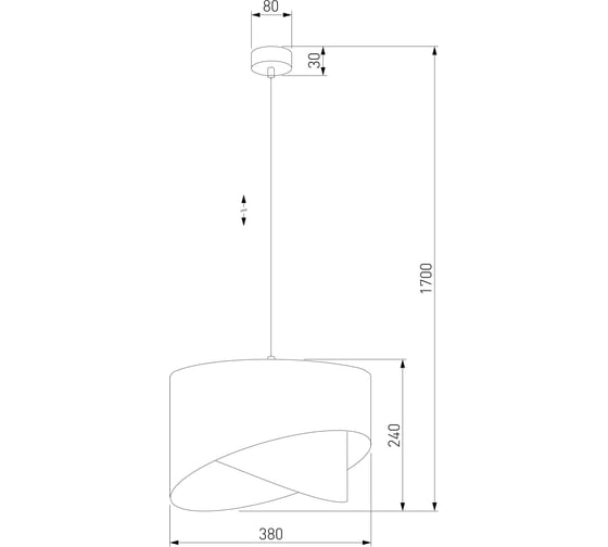 Подвесной светильник TK Lighting 4820 grant white a066423