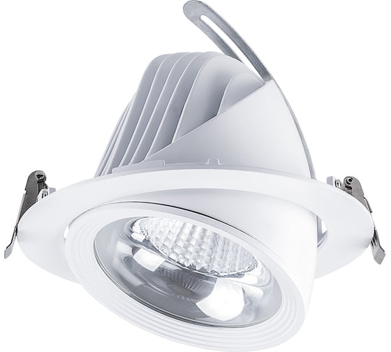 Встраиваемый светильник FERON светодиод 30W, 2700Lm, 4000K, 45 гр, белый, AL250 32606