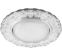 Встраиваемый светильник FERON со светодиодной подсветкой, хром, CD4023 29476