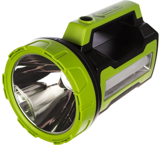 Аккумуляторный фонарь КОСМОС PREMIUM 10W LED, бок.пан. 3Вт, 3 реж раб, 479993 KOSAccu9110WUSB