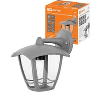 Садово-парковый светильник TDM ELECTRIC СИТИ НБУ 07-60-002 У1 4-х гранник настенный вниз серый SQ0330-1321