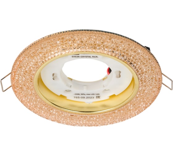 Встраиваемый светильник IN HOME GX53R-R43L-crystal 230B 4690612016207 1