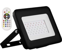 Светодиодный прожектор FERON 2835SMD, 20W RGB AC220V50Hz IP65, черный, LL-611 29701