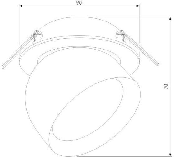 Встраиваемый светодиодный светильник Elektrostandard uno белый 25092/led a065453