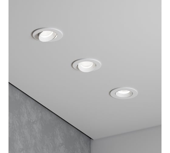 Встраиваемый светодиодный светильник Elektrostandard even белый 25094/led a065458