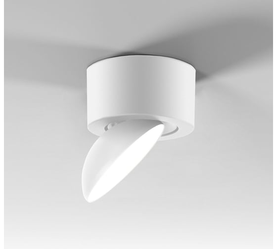 Накладной светодиодный светильник Elektrostandard smooth белый 25053/led a065460 1