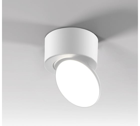 Накладной светодиодный светильник Elektrostandard smooth белый 25053/led a065460