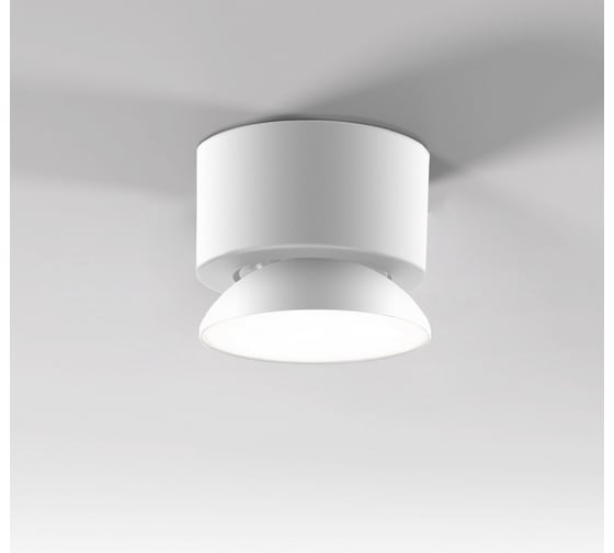Накладной светодиодный светильник Elektrostandard smooth белый 25053/led a065460