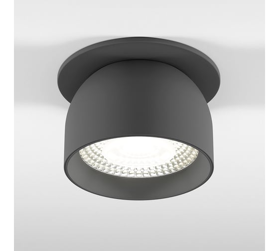 Встраиваемый светодиодный светильник Elektrostandard uno графит 25092/led a065454