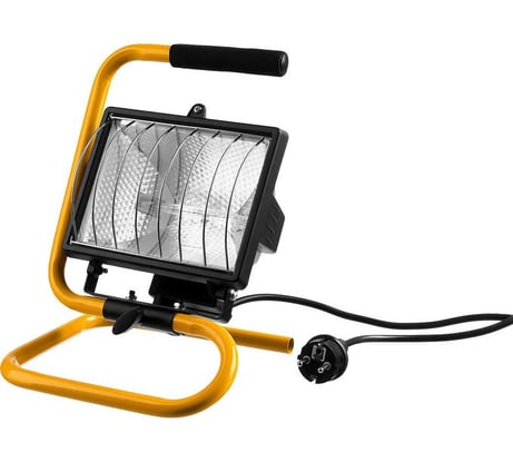 Прожектор Stayer "MASTER" MAXLight галогенный, переносной с подставкой, черный, 500Вт 57116-B