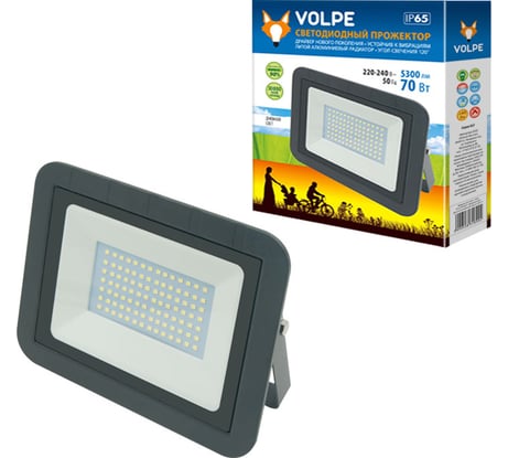 Светодиодный прожектор Volpe ULF-Q511 70W/DW IP65 220-240В BLACK UL-00000242