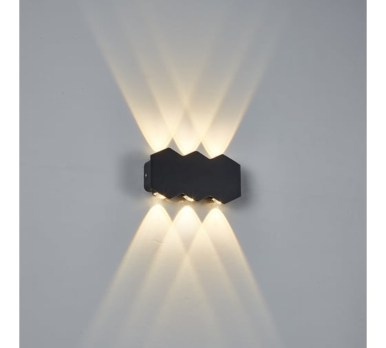 Настенный светильник 30004W/02 LED*6W IP54 Black ESCADA 30004W/02LED
