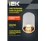 Накладной потолочный светильник IEK 4111 gu10, белый/золото, пластик LT-UPB0-4111-GU10-1-K22 5