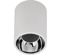 Накладной потолочный светильник IEK 4111 gu10, белый/хром, пластик LT-UPB0-4111-GU10-1-K23
