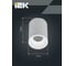Накладной потолочный светильник IEK 4111 gu10, белый, пластик LT-UPB0-4111-GU10-1-K01 7