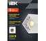 Накладной потолочный светильник IEK 4112 gu10, белый/хром, пластик LT-UPB0-4112-GU10-1-K23 7