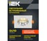 Встраиваемый поворотный светильник IEK 4107 gu10 белый/хром, пластик LT-UVB0-4107-GU10-1-K23 6