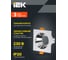 Встраиваемый поворотный светильник IEK 4107 gu10 белый/хром, пластик LT-UVB0-4107-GU10-1-K23 7
