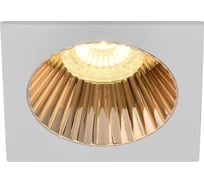 Встраиваемый поворотный светильник IEK 4109 gu10 белый/золото, пластик LT-UVB0-4109-GU10-1-K22