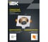 Встраиваемый поворотный светильник IEK 4109 gu10 белый/золото, пластик LT-UVB0-4109-GU10-1-K22 7