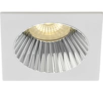 Встраиваемый поворотный светильник IEK 4109 gu10 белый/хром, пластик LT-UVB0-4109-GU10-1-K23