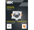 Встраиваемый поворотный светильник IEK 4109 gu10 белый/хром, пластик LT-UVB0-4109-GU10-1-K23 7