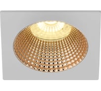 Встраиваемый поворотный светильник IEK 4110 gu10 белый/золото, пластик LT-UVB0-4110-GU10-1-K22