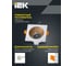 Встраиваемый поворотный светильник IEK 4110 gu10 белый/золото, пластик LT-UVB0-4110-GU10-1-K22 7