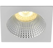 Встраиваемый поворотный светильник IEK 4110 gu10 белый/хром, пластик LT-UVB0-4110-GU10-1-K23