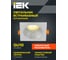 Встраиваемый поворотный светильник IEK 4110 gu10 белый/хром, пластик LT-UVB0-4110-GU10-1-K23 5